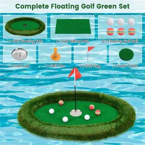 Oval Floating <b>Golf</b> Target 37.5\" X 25.5\" for Pool Chipping Training - Product Image 4