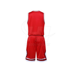 Comfortable Plus Size Shorts Sleeve Men Basketball Uniform Outdoor Sports Wear Basketball Uniform For Sale - Product Image 3