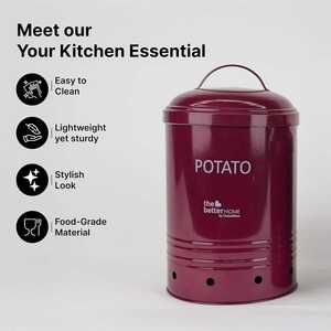 Boîte de rangement de cuisine en métal design, ensemble de boîtes en fer pour cuisine, boîtes au design unique - Product Image 2