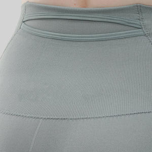 Leggings Deportivos Personalizados, Simples, Sólidos, Sin Costuras, de Cintura Alta, Transpirables, para Entrenamiento, Yoga, Fitness, Gimnasio - Product Image 6