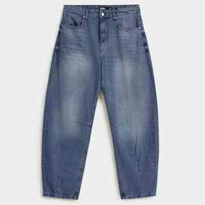 Jean en denim ample et délavé de style vintage pour homme, coupe large, qualité supérieure, style hip-hop tendance - Product Image 3