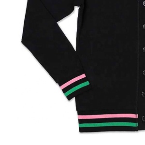 Made Your Custom High-quality V-neck <b>Sweaters</b> for sorority/Fraternity/ Schools/Colleges/Universities Logos Knitted <b>Cardigans</b> - Product Image 3