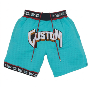 Manufacturer Custom logo High Quality Polyester Sublimation Printed Basketball 5 Inch Inseam Double <b>Layer</b> Men Custom Mesh Shorts - Product Image 3