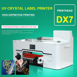 Imprimante de transfert 3D UV Dx7 imprimante de décalcomanies UV DTF à grande vitesse impression 3D de logo en relief film souple de transfert à <span class=keywords><strong>froid</strong></span> pour sweats à capuche de t-shirt - Product Image 4