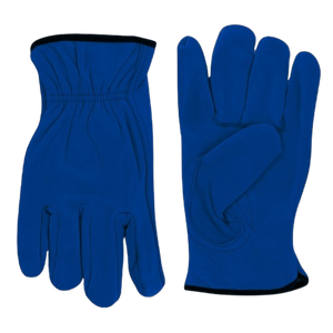 High Protective Premium Cowhide Grain Leather <b>Driver</b> Safety <b>Gloves</b> Industrial Work Driving Fireproof Anti-Static Anti-Slip - Product Image 4