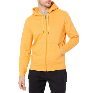 Sweat à capuche zippé de qualité supérieure pour hommes, personnalisable, respirant, en polaire, avec motif imprimé, pour l'hiver - Product Image 1