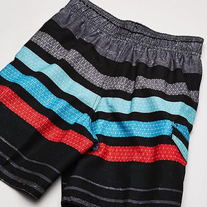 Manufacturer Custom Pattern 5 Inch Mesh Liner Spandex <b>Mens</b> Swim <b>Trunk</b> for Adults Kids With Pockets Mid Waist Casual Beach Wear - Product Image 4
