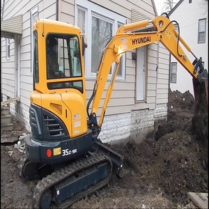Miniexcavadora Hyundai para empresas de construcción con potencia de excavación confiable y estructura duradera. Excavadora compacta Hyundai. - Product Image 6