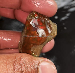 Opale d'Éthiopie Welo Fire naturelle huileuse 26.76 X 26.46 45.32 X 26.35 MM Pierre précieuse brute fantaisie huileuse de qualité supérieure certifiée par un tiers - Product Image 5