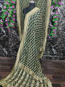 Elegante Saree Indio Neemzari Bandhani – Saree Teñido a Mano con Colores Vibrantes, Prenda Étnica de Diseño para Mujer - Product Image 5