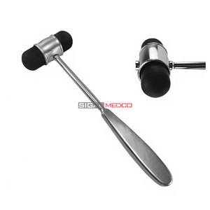 Marteau manuel de 8 pouces à double tête en caoutchouc, instrument de diagnostic chirurgical professionnel pour test de réflexes et examen par percussion - Product Image 4