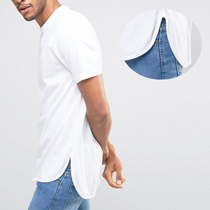 T-shirt décontracté à manches courtes et col rond en jersey de coton blanc pour homme, coupe classique - Product Image 1