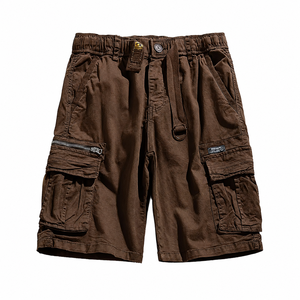 Pantalones Cortos de Mezclilla Cargo para Hombre, Cintura Media, Transpirables, Ecológicos, 100% Algodón, Temporada de Verano, Proveedor Directo de Fábrica - Product Image 2