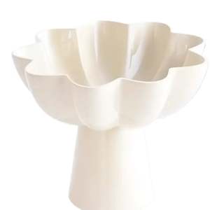 Bol en forme de fleur de 9,7 pouces de diamètre pour servir les aliments, vaisselle décorative pour les fêtes - Product Image 6
