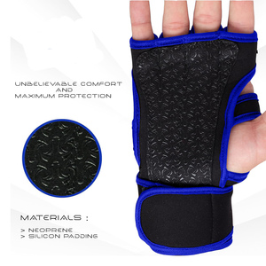 <b>Gloves</b> For Weightlifting, Exercise, Cross Training, Fitness, <b>Pull</b>-<b>up</b>, Gym Weight Lifting Padded <b>Gloves</b> With Wrist Wrap Support - Product Image 5