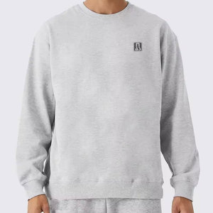 เสื้อสเวตเชิ้ตผู้ชายดีไซน์เรียบง่ายทรงโอเวอร์ไซส์ เนื้อผ้านุ่ม อุ่น สวมใส่สบาย สไตล์สตรีทแวร์ แขนยาว เหมาะสำหรับใส่ในชีวิตประจำวันและกิจกรรมกลางแจ้ง - Product Image 1