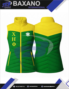 Chaleco Acolchado Premium de la Hermandad Chi Eta Phi CEPhi, Chaleco Acolchado de Alta Calidad, Chaleco Acolchado para Mujer - Product Image 4