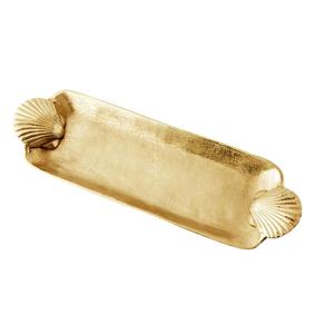 Plateau de service en aluminium de qualité supérieure, finition dorée, vaisselle, plateau de service pour le thé et le café, pour la maison et les restaurants - Product Image 3