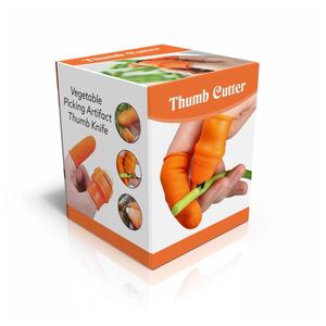 Couteau ergonomique industriel avec protège-doigts, lame tranchante en acier inoxydable, léger, pour le jardinage, la récolte des fruits et la découpe des légumes - Product Image 5