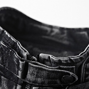 Veste en jean épaisse pour homme, à fermeture boutonnée, style vintage américain, en denim brut, vestes et manteaux en jean pour homme - Product Image 6