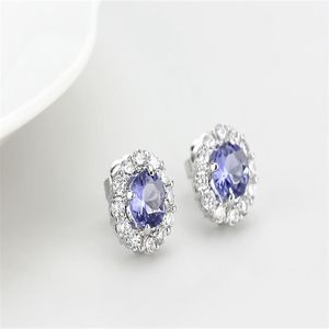 Orecchini LO4674 in Tanzanite con Placcatura in Rodio e Vetro Sintetico - Categoria Prodotti Piatti e Stoviglie - Product Image 3