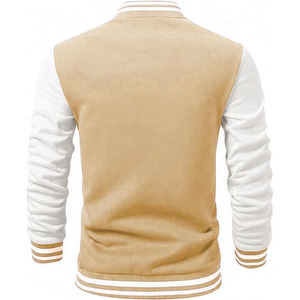 University Letterman Bomber Jacket Wholesale Custom Embroidery Letterman Varsity Jackets Front Logo Winter High Quality - Product Image 4