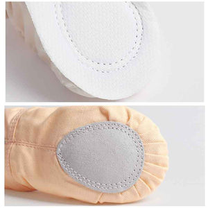 Zapatillas de Ballet de Lona Suaves con Suela Dividida Cómoda para Mujer, Estilo Moderno - Product Image 3