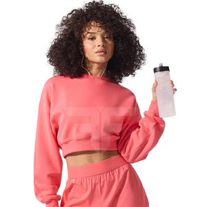 Nueva Sudadera Casual con Capucha Corta, Top Deportivo Sexy para Mujer, Estilo Urbano - Product Image 1