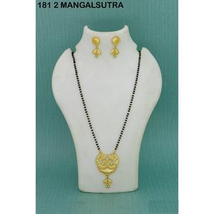 Venta al por mayor chapado en oro formando colgante largo Mangalsutra uso diario acabado dorado Mangalsutra boda tradicional Mangalsutra - Product Image 3