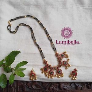 Kempu Mangalsuthra Fashion Jewelry Set - Product Image 1