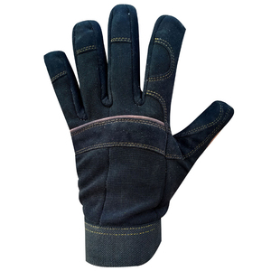 Gants de cyclisme unisexes à doigts entiers, respirants, en polyester, avec fermeture auto-agrippante, pour l'été, bleu, gris, noir - Product Image 4