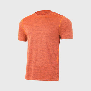 Camiseta Deportiva de Manga Corta para Hombre, Corte Ajustado, Secado Rápido, Cuello Redondo, Ideal para Gimnasio y Ejercicio, Personalizable OEM - Product Image 4