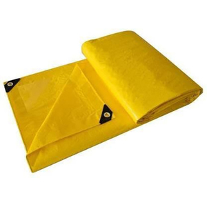 Bâche en tissu HDPE tissé robuste, imperméable et résistant aux déchirures, de taille personnalisée, pour le stockage extérieur et les abris. - Product Image 2