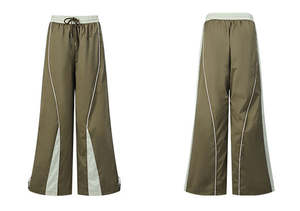 กางเกงจ็อกเกอร์ผ้าแคนวาสผสมโพลีเอสเตอร์/คอตตอน สำหรับผู้ชาย/ผู้หญิง สไตล์วินเทจ สีเข้ม เป็นมิตรกับสิ่งแวดล้อม กันยับ แห้งเร็ว คุณภาพสูง ปรับแต่งได้ - Product Image 3