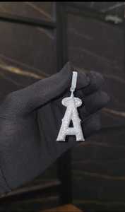 Colgante con Letra A de Diamantes, el Más Vendido, para Unisex, con Joyería Fina para Regalo, Disponible a un Precio Accesible - Product Image 2