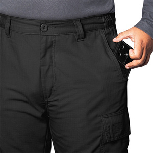 Men's <b>Black</b> Cargo <b>Work</b> <b>Pants</b> Multi Pocket Durable Utility Trousers Abrasion Resistant Industrial Wear - Product Image 6