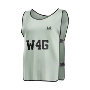 Custom Logo Sublimated Printed Men's Soccer Bib Shirts 100% Polyester Ecofriendly Moisture Wicking Quick Dry Breathable Bibs - Product Image 5