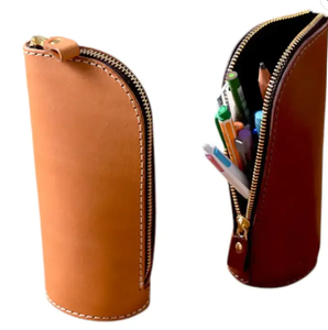 Women's Luxury Leather Bohemian Style Portable Cosmetic Bag High Quality for <b>Case</b> Zipper Closure <b>Makeup</b> Personal Care - Product Image 1