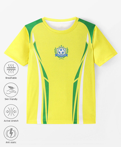 Camiseta de Fútbol para Niños, Personalizada por Sublimación, Manga Corta, Uniformes Deportivos Unisex para Niños, Camisetas para Equipos Infantiles, Tallas para Niños - Product Image 3