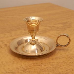 Elegant Brass Candle Holder with Round Base Vintage Gold Finish Home Decor Table Centerpiece Wedding Gift Item Premium Quality - Product Image 5