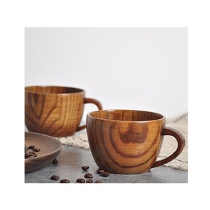 แก้วไม้ทำมือสไตล์ชนบท สำหรับกาแฟ ชา และเครื่องดื่ม - Product Image 4