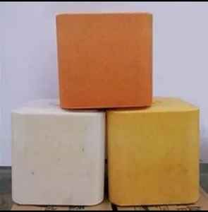 Sel de l'Himalaya Bio en Bloc Carré Compressé Rose Orange Bleu Brun 2kg Nutrition du Bétail Force Osseuse Production de Lait - Product Image 3