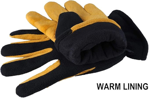 Guantes Deportivos de Piel de Cabra Sunland para Invierno, Cálidos, Resistentes al Fuego, Unisex, con Pantalla Táctil, Dedos Completos, para Montar - Product Image 2