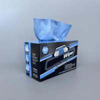 Emballage séparé pratique pour la mise en cache des lingettes industrielles Pop up Box pour le nettoyage industriel