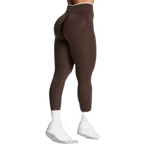 Women's High Waist Seamless <b>Scrunch</b> <b>Leggings</b> for Yoga Running Gym Exercise-Hip Lifting Fitness Pants - Product Image 3
