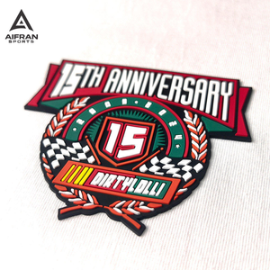 แผ่นแปะ PVC เรืองแสงในที่มืด AIFRAN ป้ายยาง 3 มิติ สะท้อนแสง สำหรับอุปกรณ์นิรภัย เสื้อแจ็คเก็ต สั่งทำได้ ขายส่ง - Product Image 1