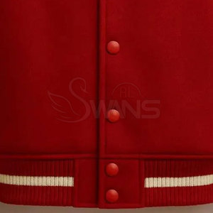 ราคาขายส่ง เสื้อแจ็คเก็ต Letterman คุณภาพพรีเมียมสำหรับผู้ชาย ระบายอากาศได้ดี ผ้าแคนวาสสำหรับฤดูหนาว ผ้าฝ้าย 100% โลโก้ด้านหน้าปรับแต่งได้ บริการ OEM - Product Image 5