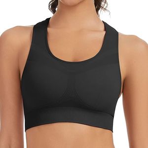 Soutien-gorge de compression personnalisé pour femme, idéal pour la gym, la course et le yoga, en tissu Spandex, manches longues, design anti-exposition, haute performance sportive - Product Image 2