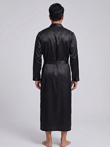 ชุดคลุมสปาสำหรับผู้ชายผ้าคอตตอนสีขาวผ้าเทอร์รี่ผ้าคอตตอน Bathrobe100 - Product Image 3