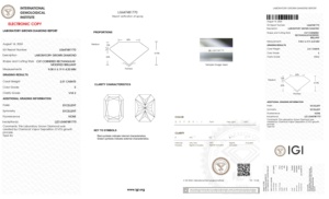 2.01 ct. CVD เพชรเจียระไนแบบเปล่งประกายสำหรับ VVS2ความคมชัด9.08มม. igi/ ได้รับการรับรองสำหรับเครื่องประดับอินเทรนด์ - Product Image 2